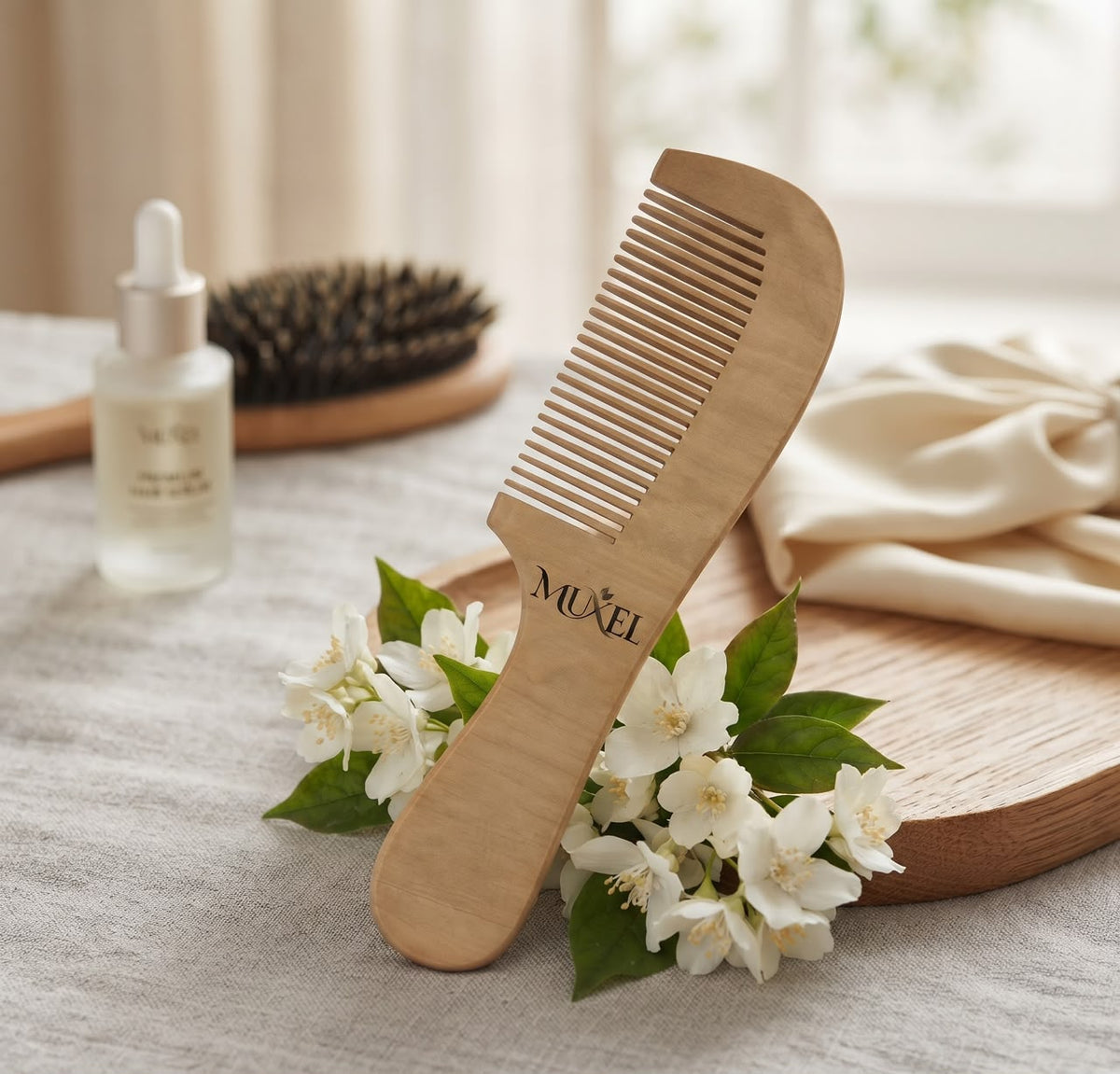 MUXEL Premium Wooden Comb