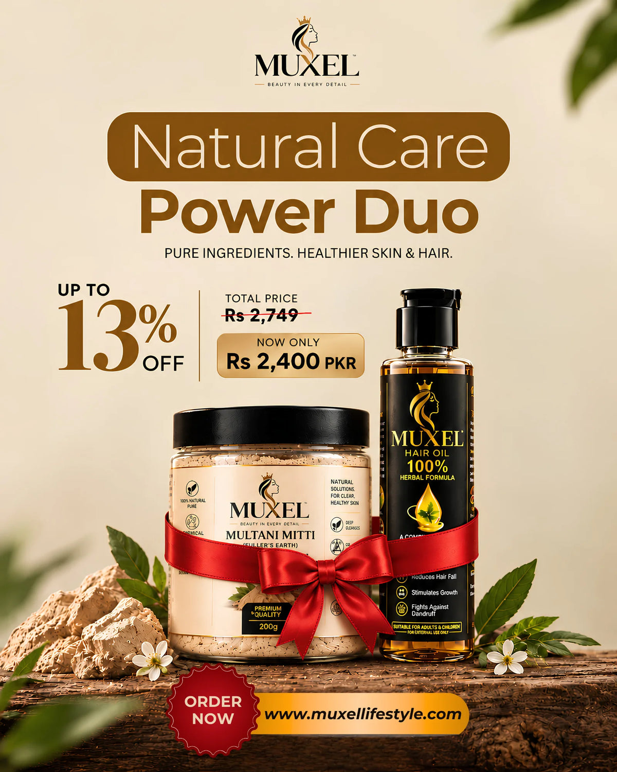 Multani Mitti & Herbal Hair Oil