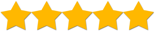 [CITYPNG.COM]Yellow Five Stars Review Rating HD Transparent PNG - 4000x4000 (1)